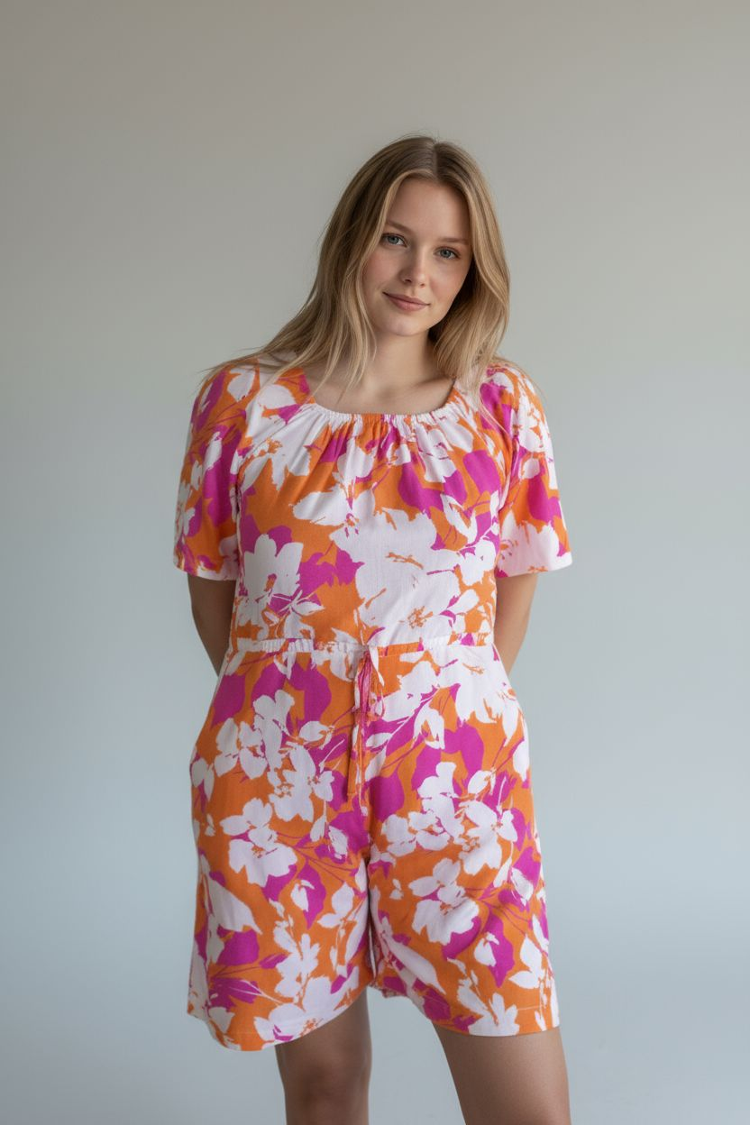 Short summer jumpsuit