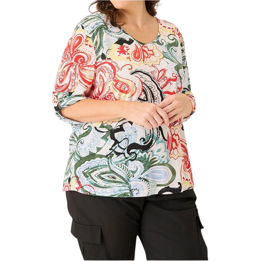 Multi Round Neck Top