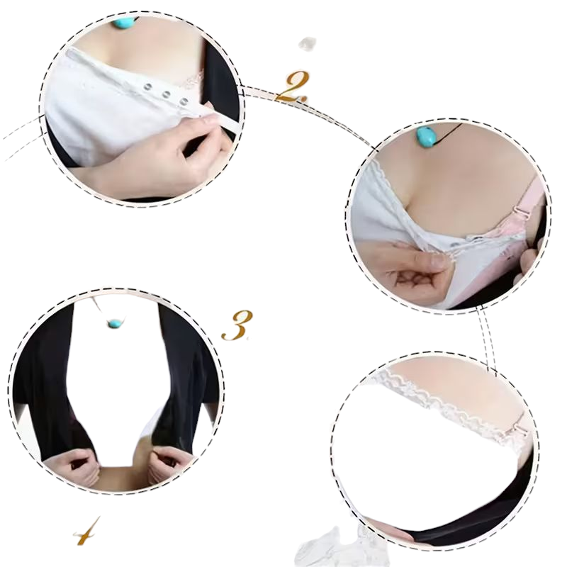 Anti-Exposure Lace Chest Protector