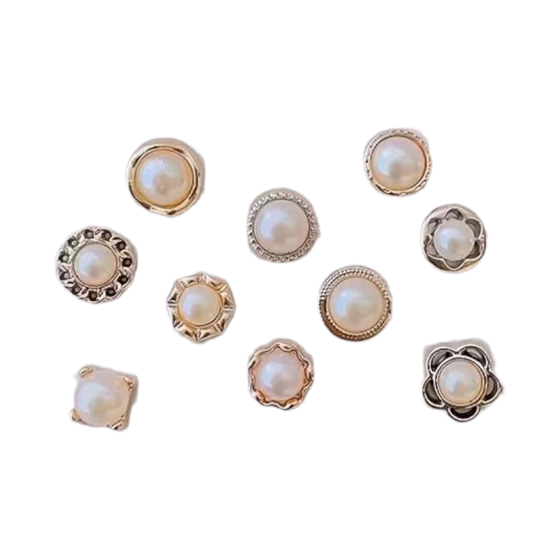 Button design earing