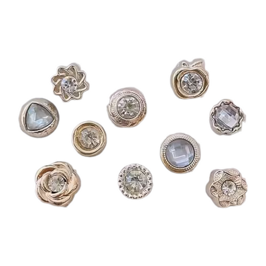 Button design earing