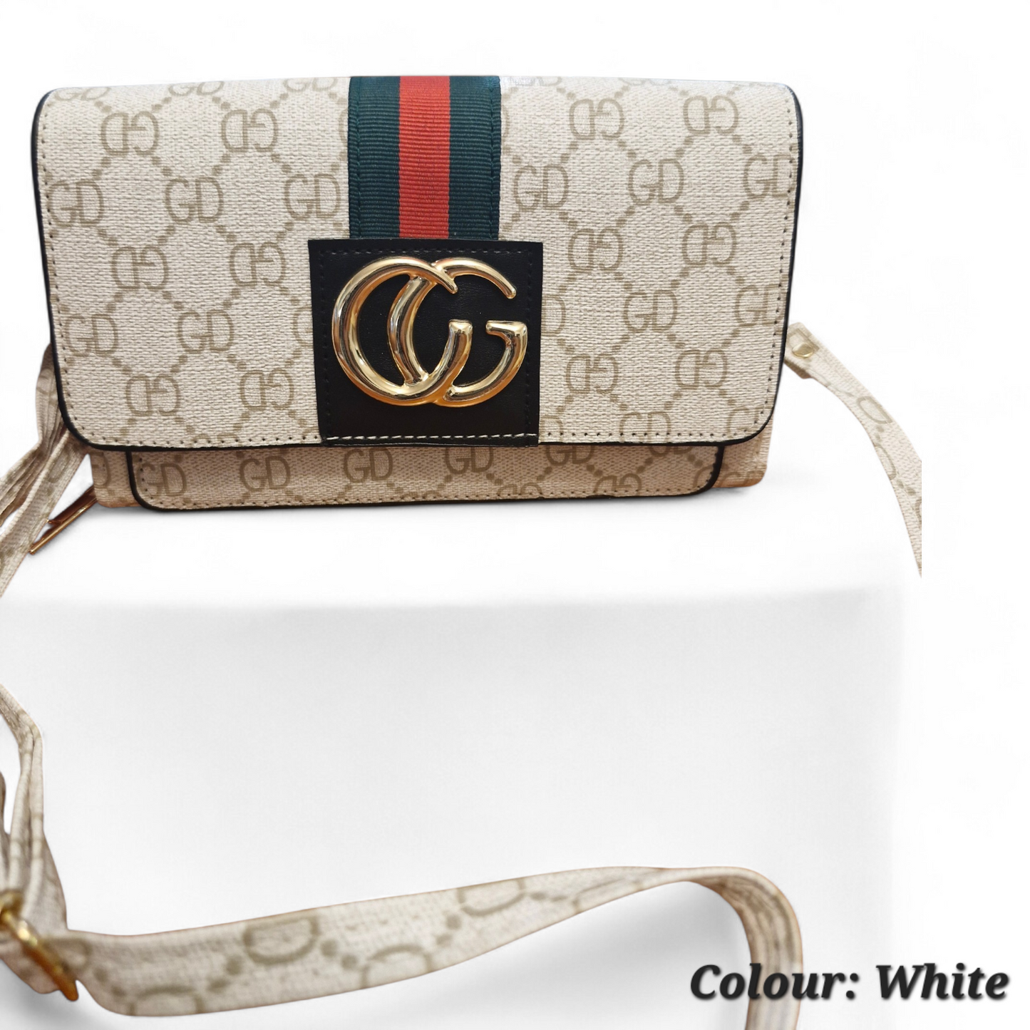 Stylish Monogram Crossbody Clutch Bag