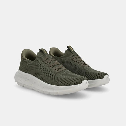 Mens wear- Journey Slip-On Trainer - Military Green