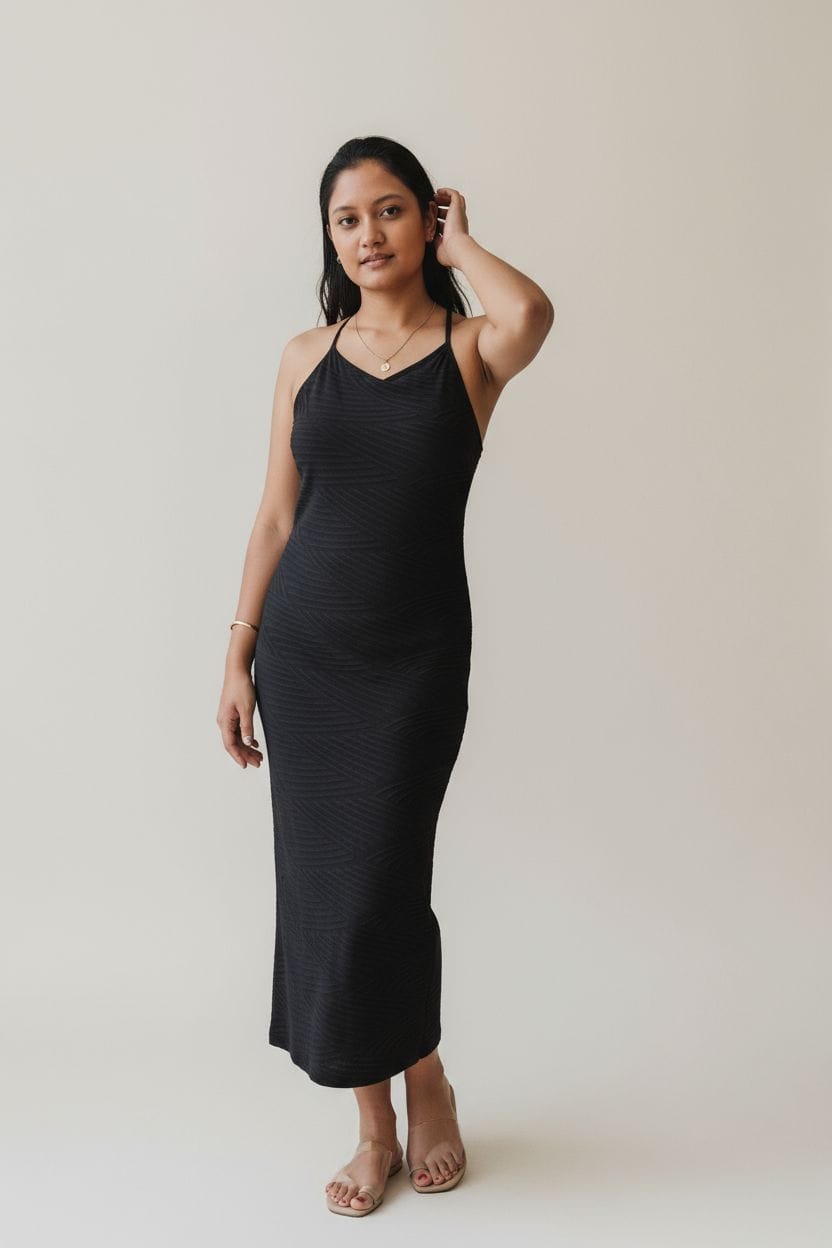 Stretch dress - Black