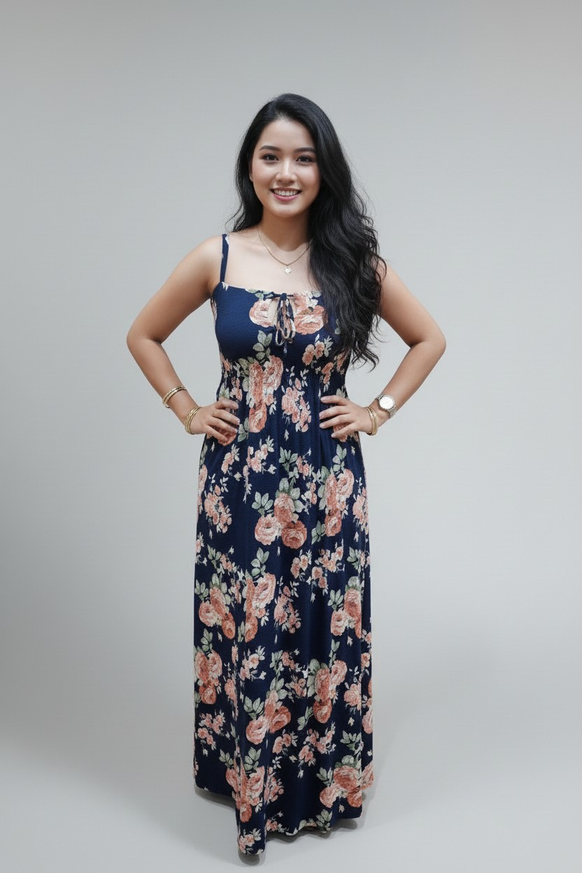 Naazo Exclusive Floral Maxi Dress – Limited Edition
