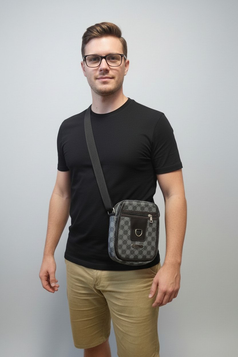 Men Wear - Crossbody Sling Bags – Classic Check Design
