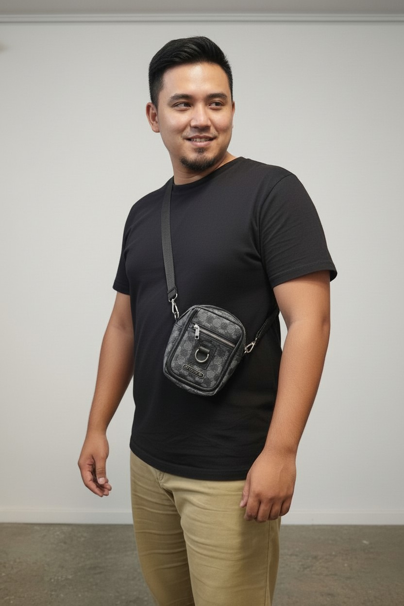 Men Wear - Crossbody Sling Bags – Classic Check Design