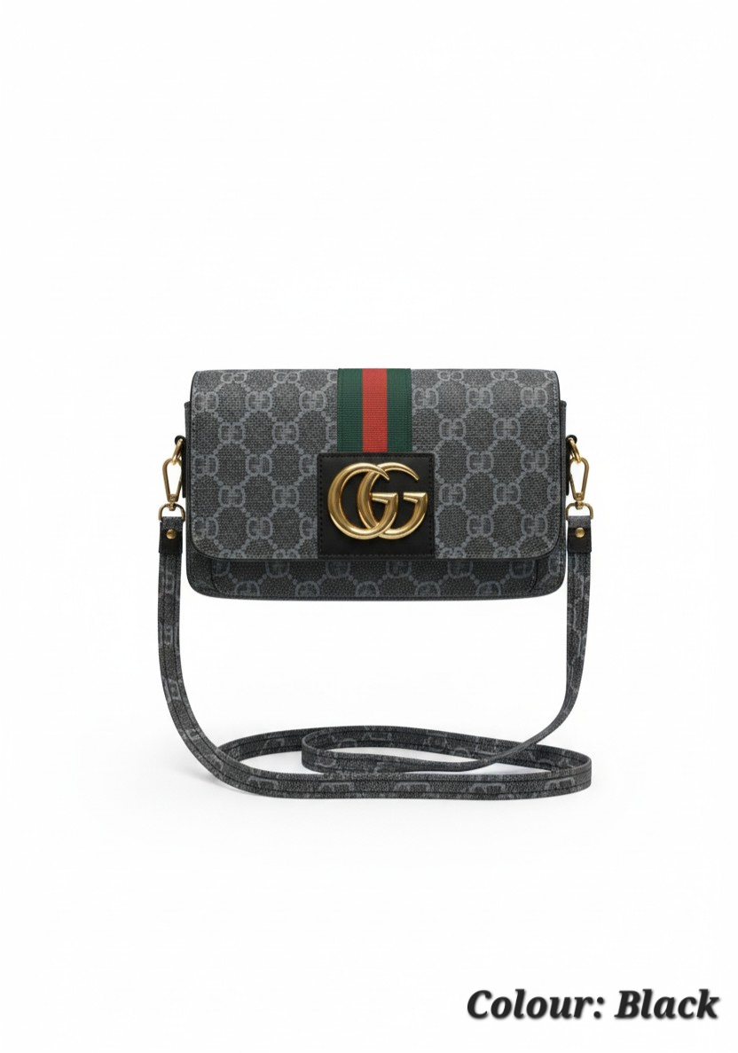 Stylish Monogram Crossbody Clutch Bag