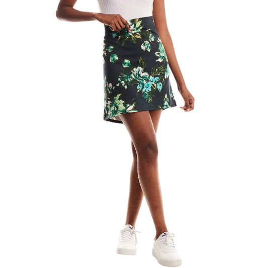 Green Floral Skirt