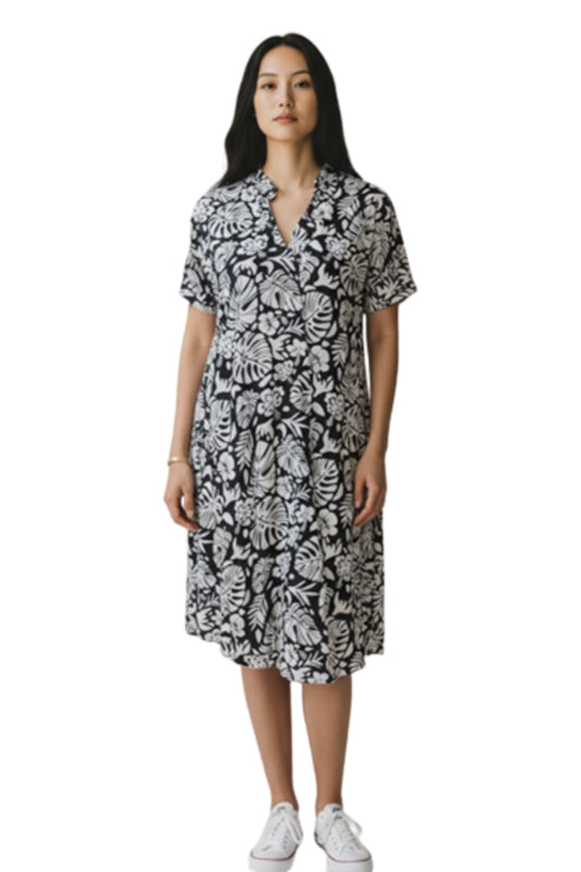 T Shirt Dress  with flowers
