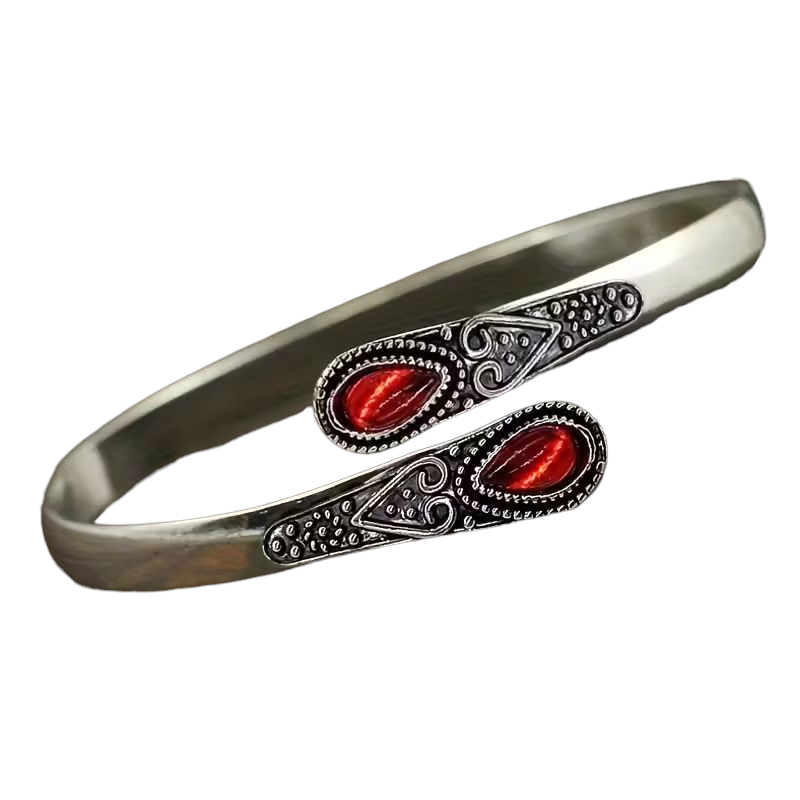 Mosaic agate bracelet