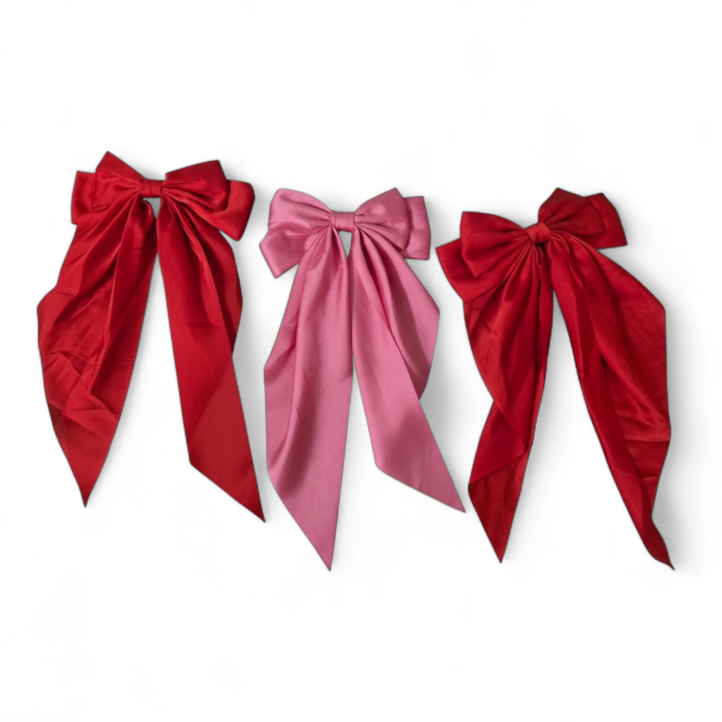 Large bow hair clips