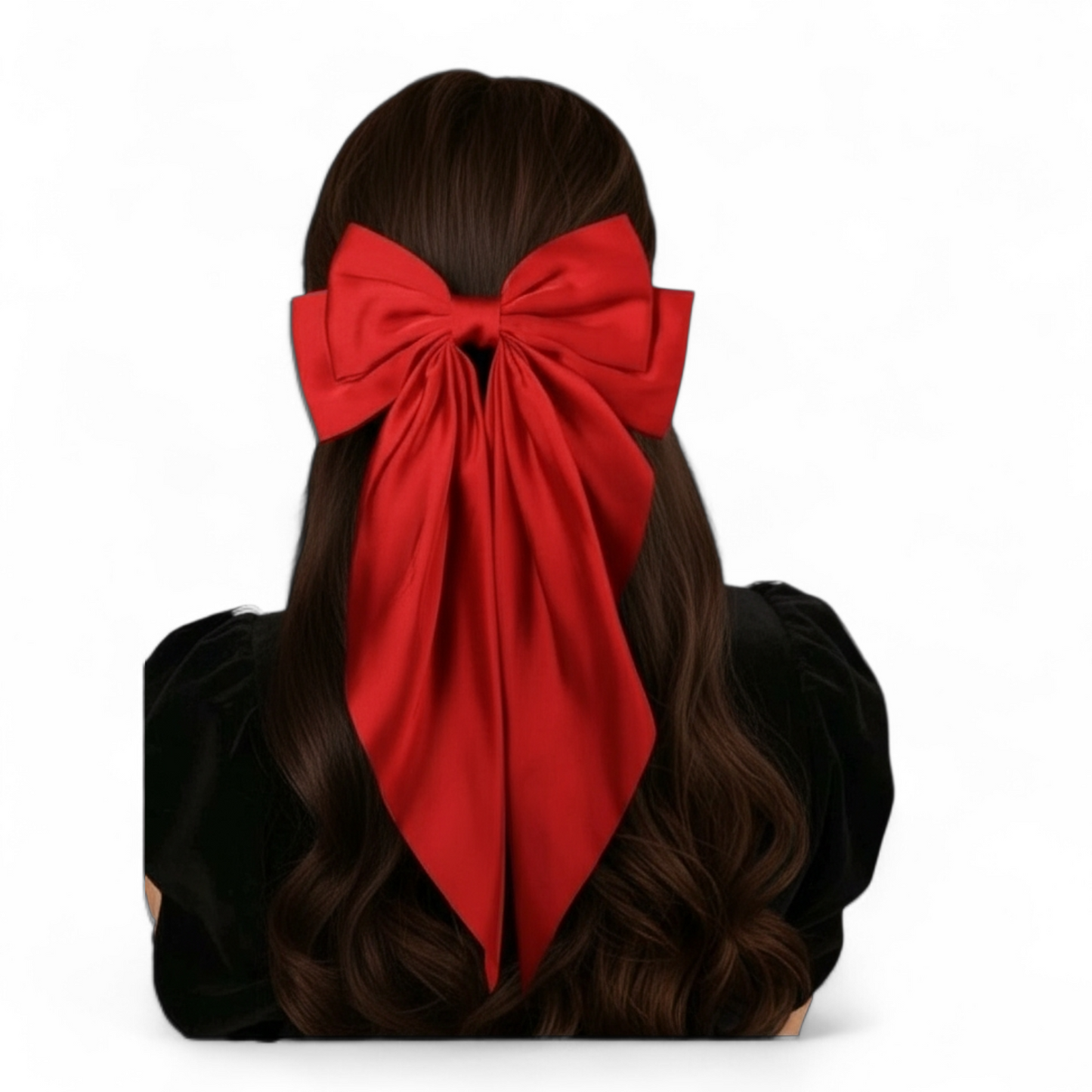 Large bow hair clips