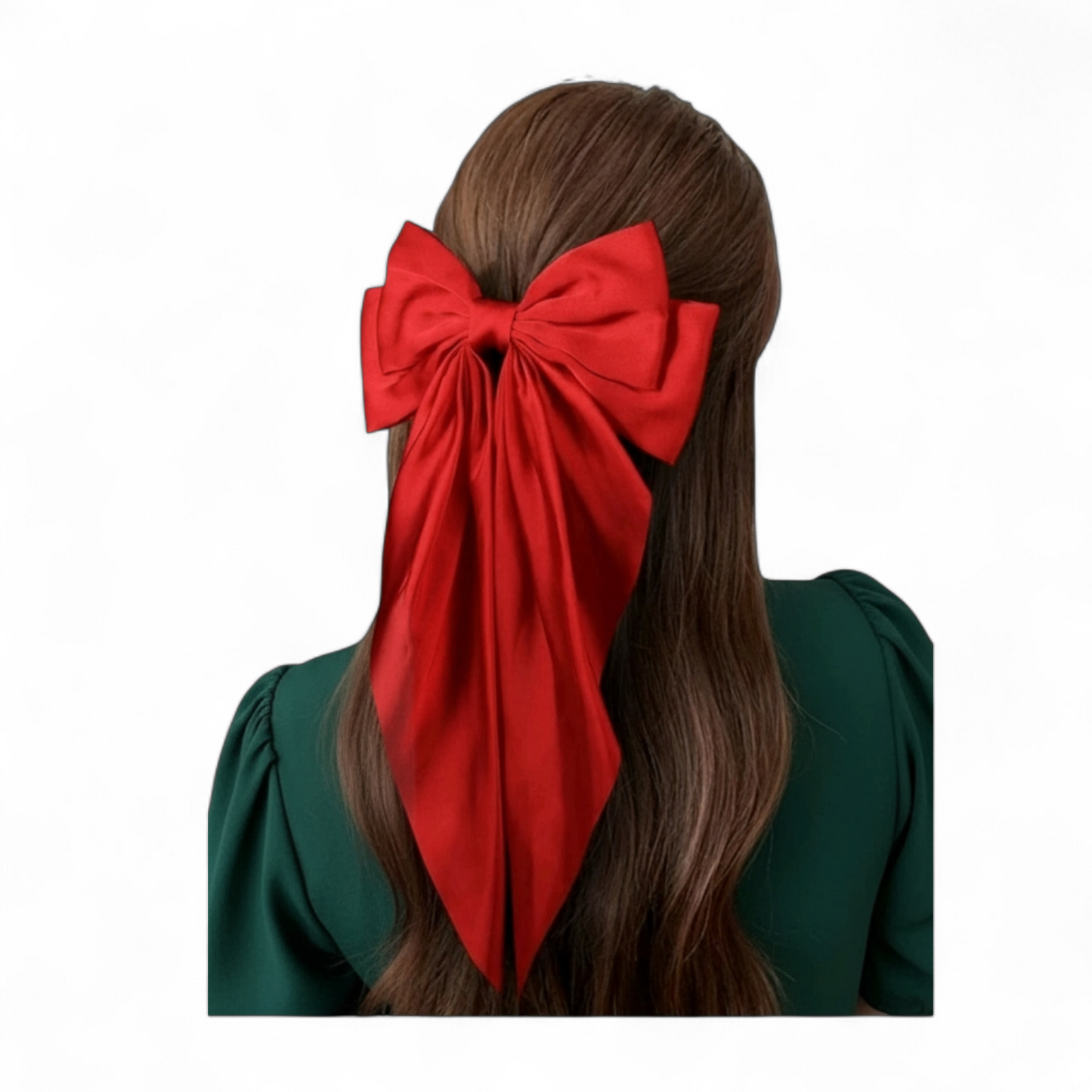 Large bow hair clips